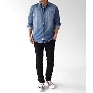 MOTHER DENIM The JOINT Skinny Jeans in Straight Up Mn Actual 30x31 (Tag 34) NWT